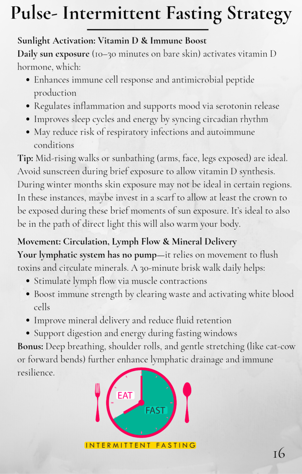 The 30 Day Bio-Mineral Transitional Recipe Book