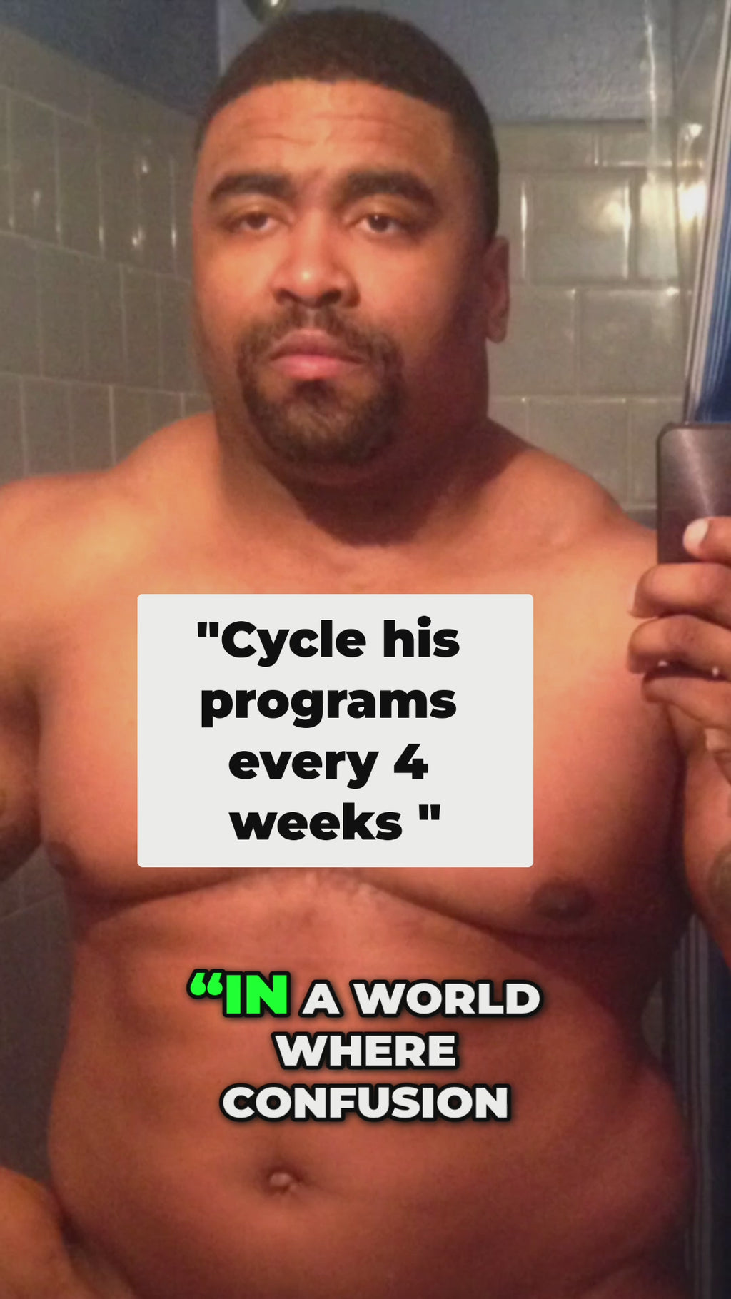 Online fitness training